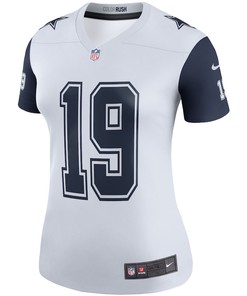 Amari Cooper 19 Dallas Cowboys Women's Color Rush Legend Player Jersey - White