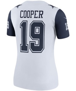 Amari Cooper 19 Dallas Cowboys Women's Color Rush Legend Player Jersey - White