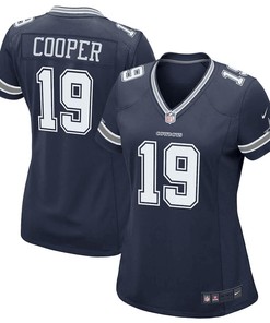Amari Cooper 19 Dallas Cowboys Women's Game Team Jersey - Navy