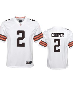 Amari Cooper 2 Cleveland Browns Youth Game Jersey - White Jersey
