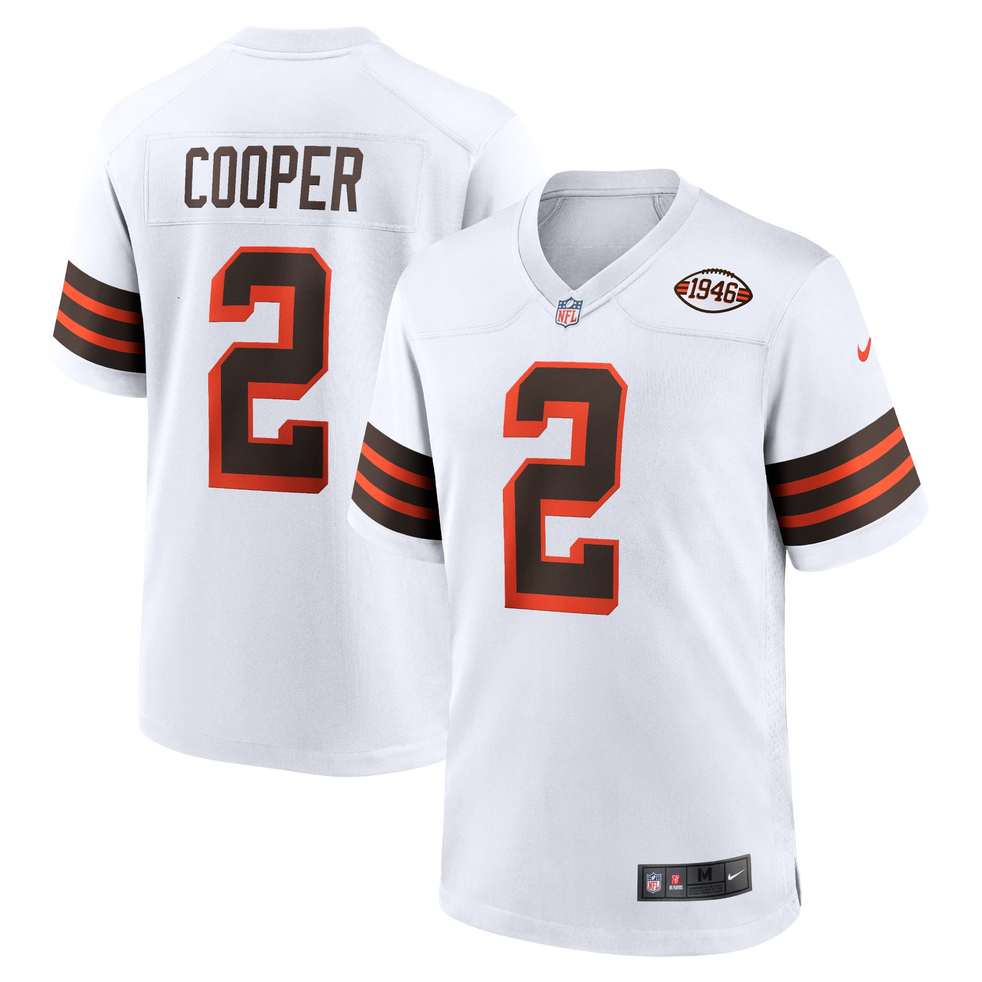 Amari Cooper Cleveland Browns Alternate Game Jersey - White Nfl