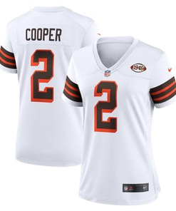 Amari Cooper Cleveland Browns Womens Alternate Game Jersey - White Nfl