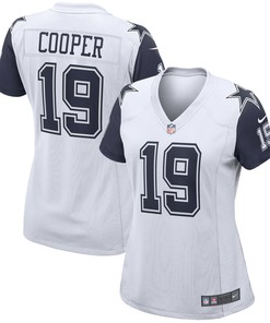 Amari Cooper Dallas Cowboys Womens Alternate Game Jersey - White Nfl