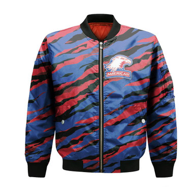 American Eagles Bomber Jacket Sport Style Keep Go On - NCAA