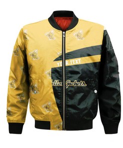 American International Yellow Jackets Bomber Jacket Special Style - NCAA