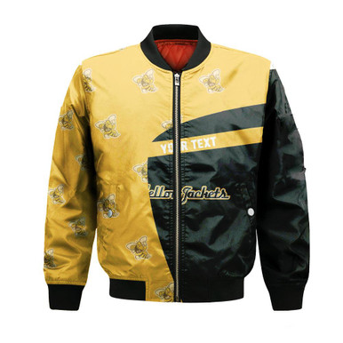 American International Yellow Jackets Bomber Jacket Special Style - NCAA