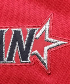 American League Majestic Youth 2019 Mlb All-star Game Workout Team Jersey - Red/navy