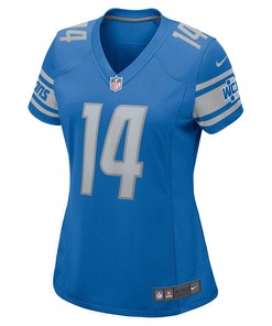 Amon-Ra St. Brown Detroit Lions Women's Game Player Jersey - Blue Jersey