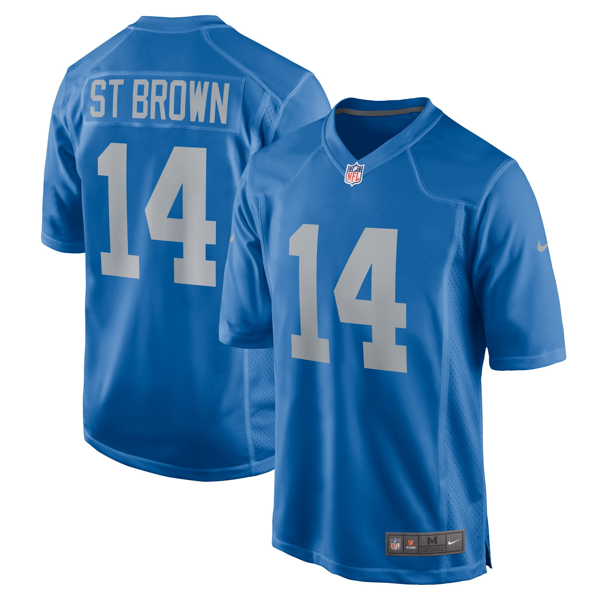 Amon-ra St. Brown Detroit Lions Player Game Jersey - Blue Nfl