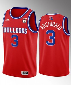 Amorie Archibald 3 Louisiana Tech Bulldogs Red Jersey College Basketball Alternate
