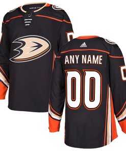 Anaheim Ducks Adidas Authentic Custom Jersey Black Custom Jerseys Nhl