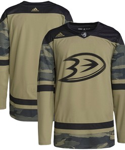 Anaheim Ducks Adidas Military Appreciation Team Authentic Practice Jersey - Camo Nhl