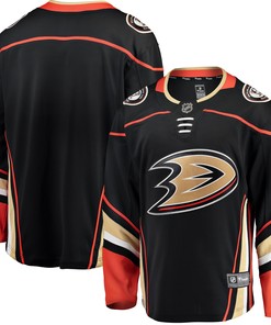 Anaheim Ducks Fanatics Branded Breakaway Home Jersey Black Nhl