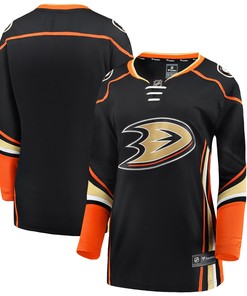 Anaheim Ducks Fanatics Branded Womens Breakaway Home Jersey Black Nhl
