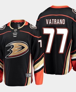 Anaheim Ducks Frank Vatrano 77 Alternate Black Jersey Breakaway Player