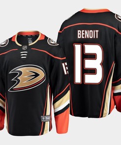 Anaheim Ducks Simon Benoit 13 Alternate Black Jersey Breakaway Player