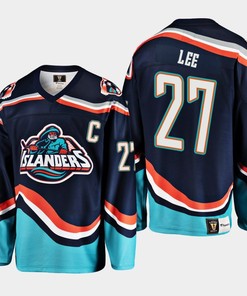 Anders Lee 27 New York Islanders Navy Reverse Retro 2.0 Jersey 2022-23