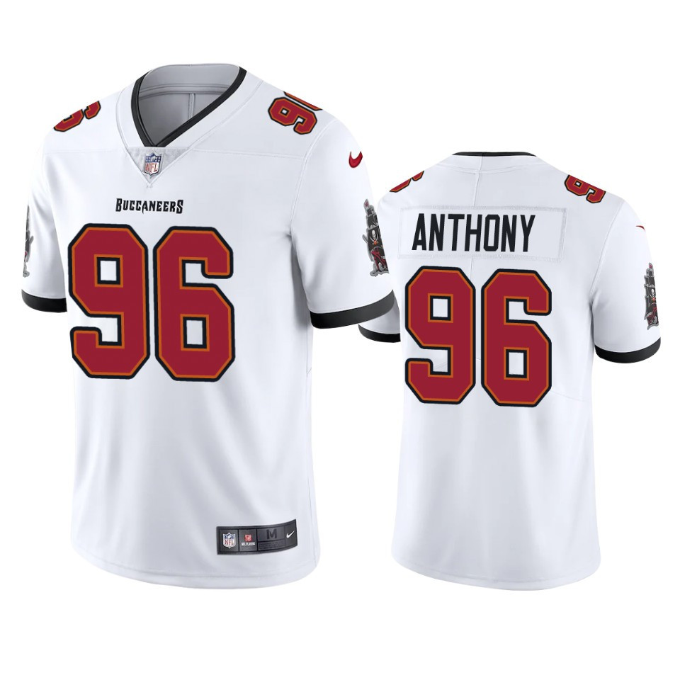 Andre Anthony 96 Tampa Bay Buccaneers White Vapor Limited Jersey