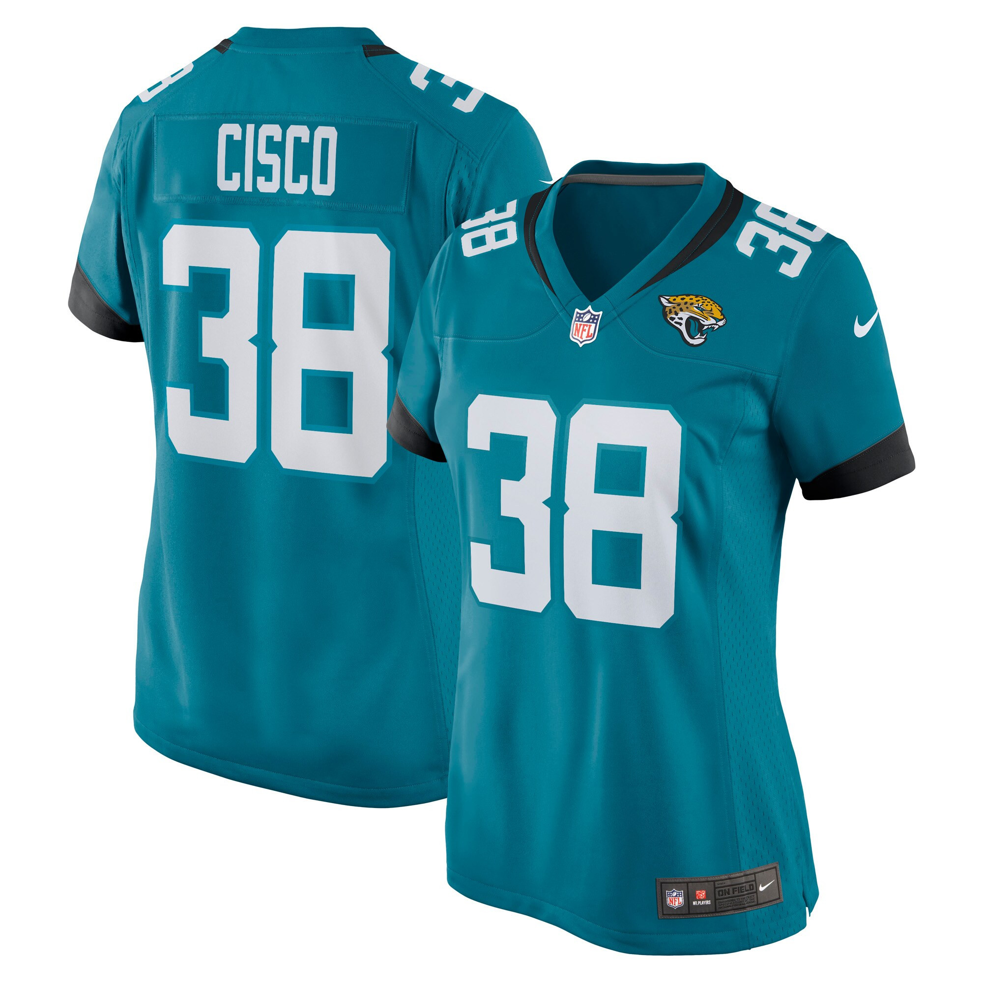 Andre Cisco Jacksonville Jaguars Womens Game Jersey - Teal Nfl