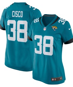 Andre Cisco Jacksonville Jaguars Womens Game Jersey - Teal Nfl
