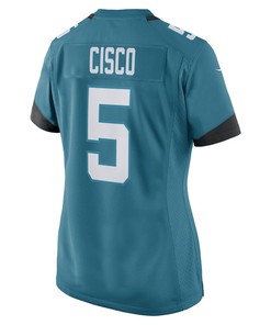 Andre Cisco Jacksonville Jaguars Women's Game Player Jersey - Teal