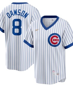 Andre Dawson Chicago Cubs Home Cooperstown Collection Player Jersey - White Mlb