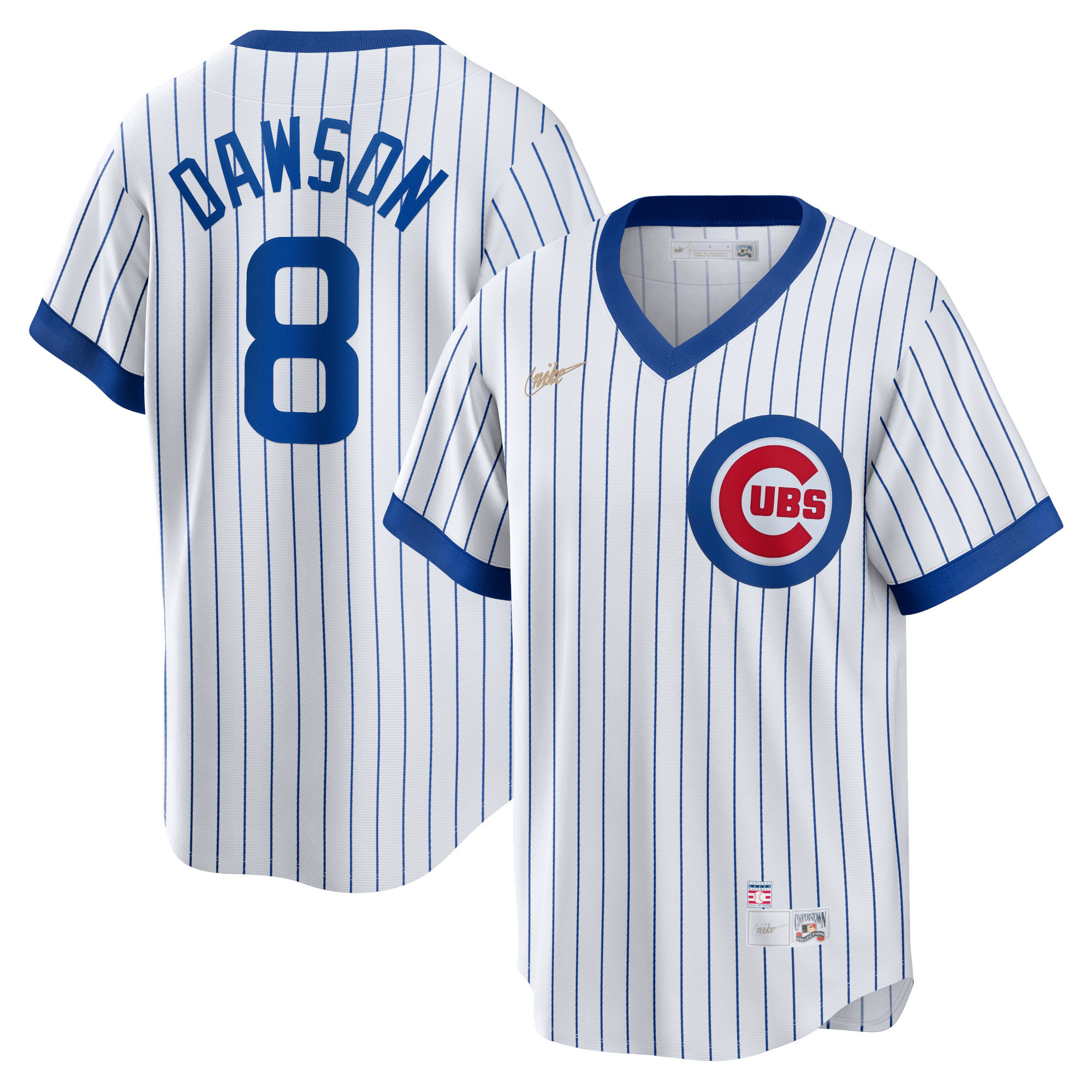 Andre Dawson Chicago Cubs Home Cooperstown Collection Player Jersey - White Mlb