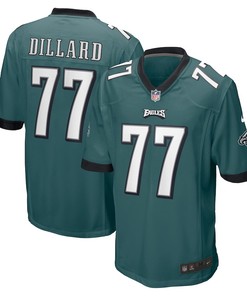 Andre Dillard 77 Philadelphia Eagles Game Jersey - Midnight Green