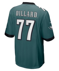 Andre Dillard 77 Philadelphia Eagles Game Jersey - Midnight Green