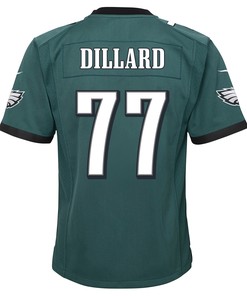 Andre Dillard 77 Philadelphia Eagles Super Bowl LVII Champions 2 Stars 2 Stars Youth Game Jersey - Black