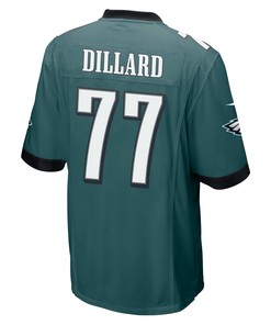 Andre Dillard 77 Philadelphia Eagles Super Bowl LVII Champions 2 Stars Men Game Jersey - Midnight Green