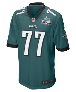 Andre Dillard 77 Philadelphia Eagles Super Bowl LVII Champions 2 Stars Men Game Jersey - Midnight Green