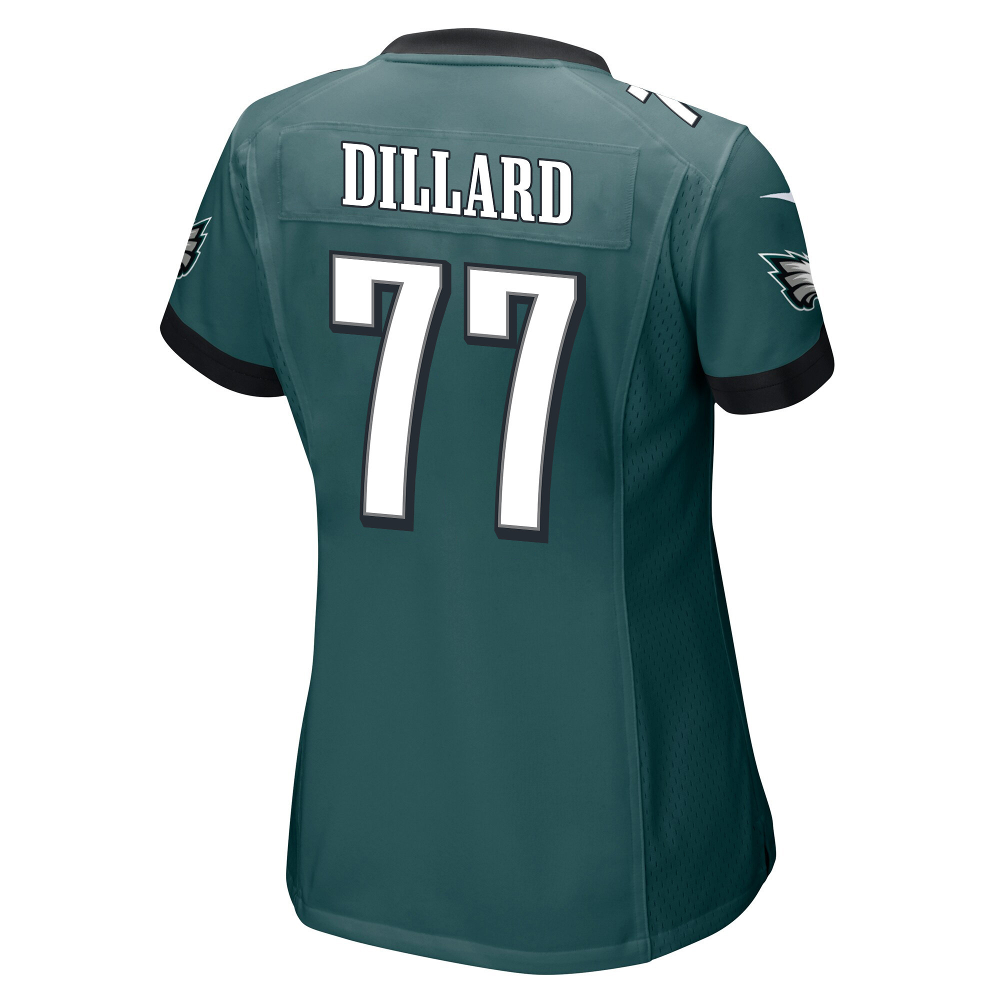 Andre Dillard 77 Philadelphia Eagles Super Bowl LVII Champions Women Game Jersey - Midnight Green