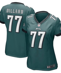 Andre Dillard 77 Philadelphia Eagles Women's Game Jersey - Midnight Green