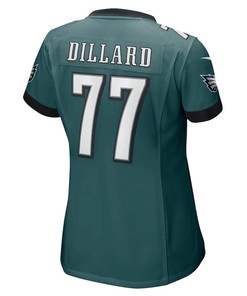 Andre Dillard 77 Philadelphia Eagles Women's Game Jersey - Midnight Green