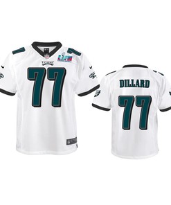 Andre Dillard 77 Philadelphia Eagles Youth Super Bowl LVII Game Jersey - Green