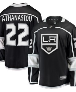 Andreas Athanasiou Los Angeles Kings Fanatics Branded Home Breakaway Player Jersey - Black Nhl