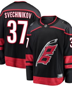 Andrei Svechnikov Carolina Hurricanes Fanatics Branded Alternate Premier Breakaway Player Jersey Black Nhl