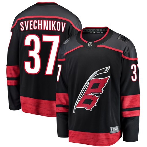 Andrei Svechnikov Carolina Hurricanes Fanatics Branded Alternate Premier Breakaway Player Jersey Black Nhl