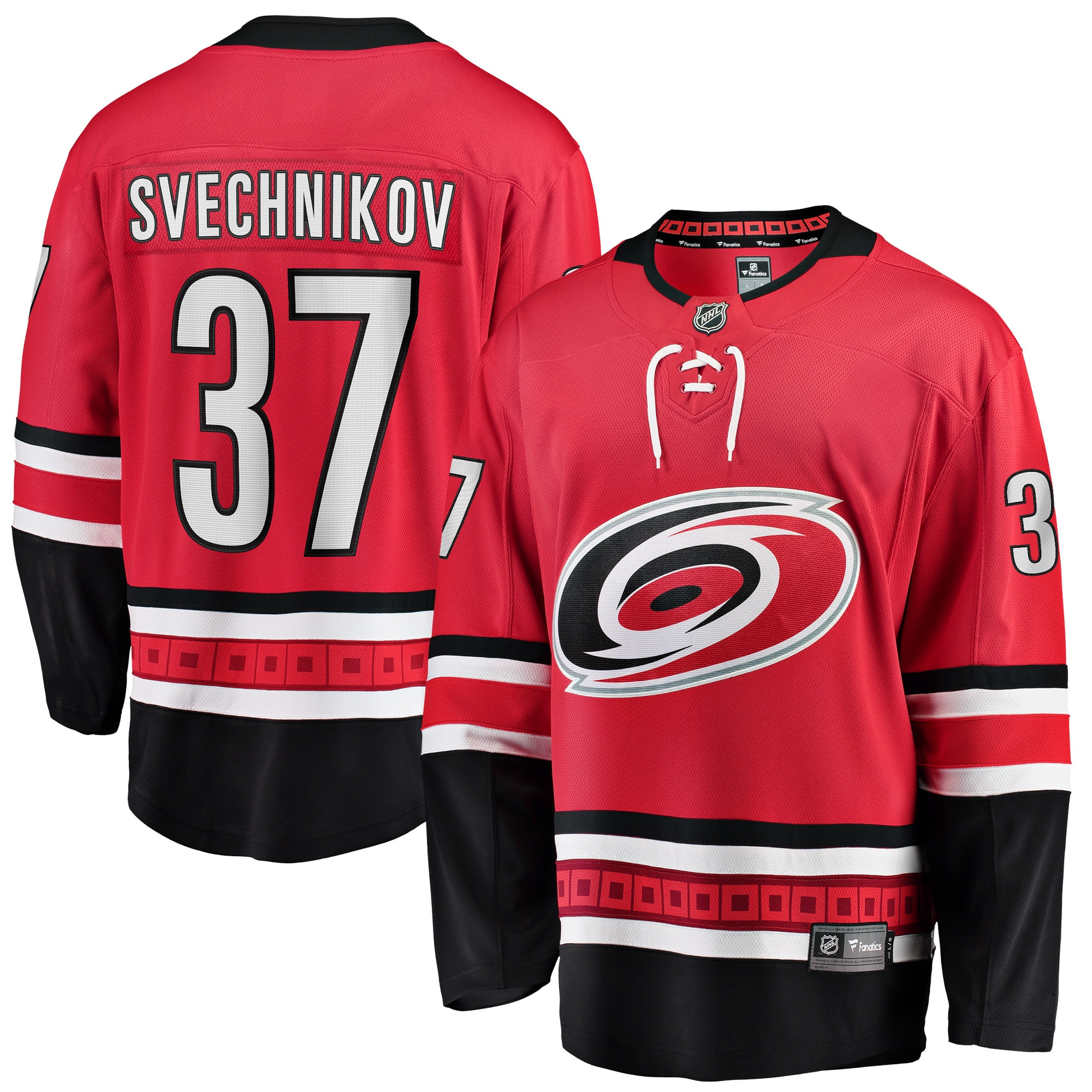 Andrei Svechnikov Carolina Hurricanes Fanatics Branded Home Premier Breakaway Player Jersey - Red Nhl