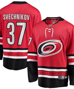 Andrei Svechnikov Carolina Hurricanes Fanatics Branded Home Premier Breakaway Player Jersey - Red Nhl