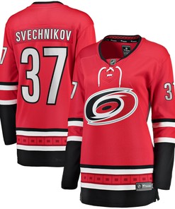 Andrei Svechnikov Carolina Hurricanes Fanatics Branded Womens Home Premier Breakaway Player Jersey - Red Nhl