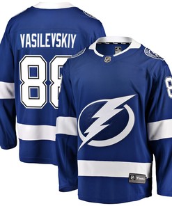 Andrei Vasilevskiy Tampa Bay Lightning Fanatics Branded Home Premier Breakaway Player Jersey - Blue Nhl