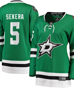 Andrej Sekera Dallas Stars Fanatics Branded Womens Breakaway Home Player Jersey - Kelly Green Nhl