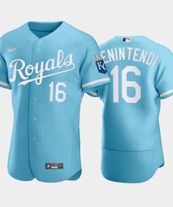 Andrew Benintendi 16 Kansas City Royals 2022-23 Powder Blue Men's Jersey