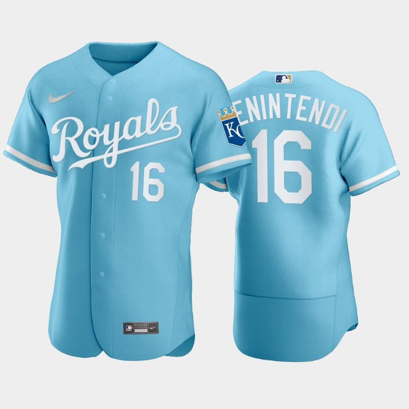 Andrew Benintendi 16 Kansas City Royals 2022-23 Powder Blue Men's Jersey