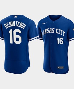 Andrew Benintendi 16 Kansas City Royals Men's 2022-23 Alternate Jersey - Royal Jersey