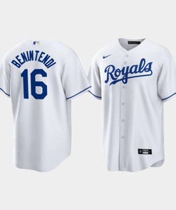 Andrew Benintendi 16 Kansas City Royals White Home Player Jersey