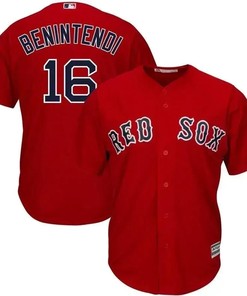 Andrew Benintendi Boston Red Sox Alternate Official Cool Base Player Jersey - Scarlet