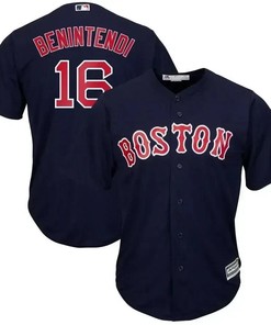 Andrew Benintendi Boston Red Sox Big And Tall Alternate Cool Base Player Jersey - Navy